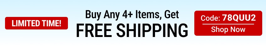 Buy any 4+ items, get free shipping - Shop Now
