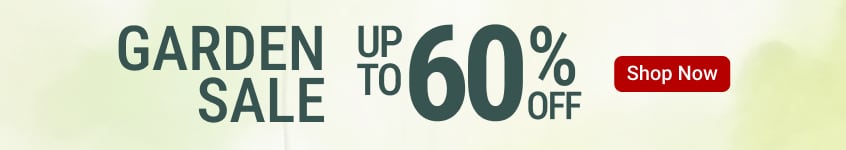 Garden sale up to 60% off - shop now