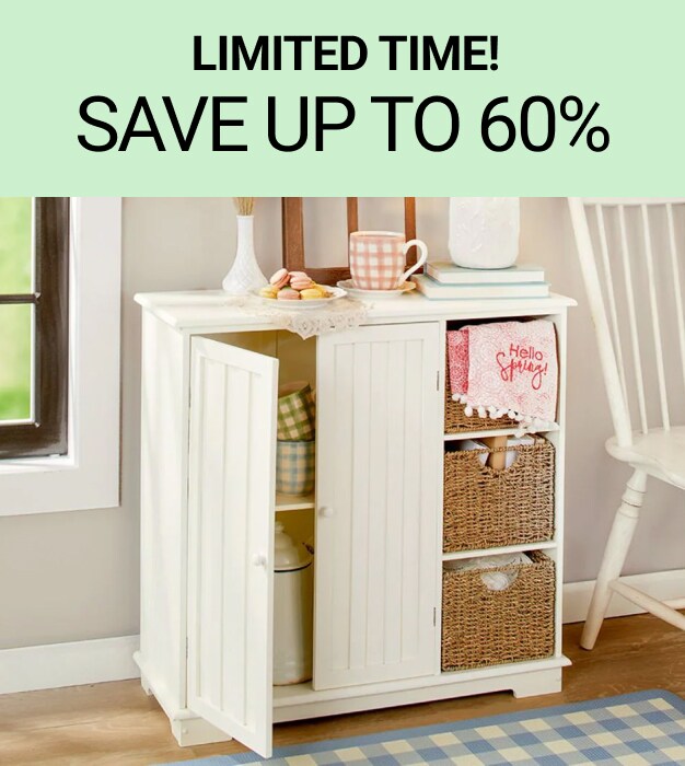 Up to 60% Furniture & Home Decor - Shop Now